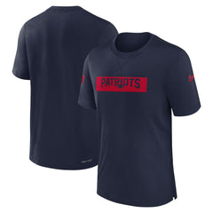 New England Patriots Sideline Player Performance T-Shirt - Navy on sale
