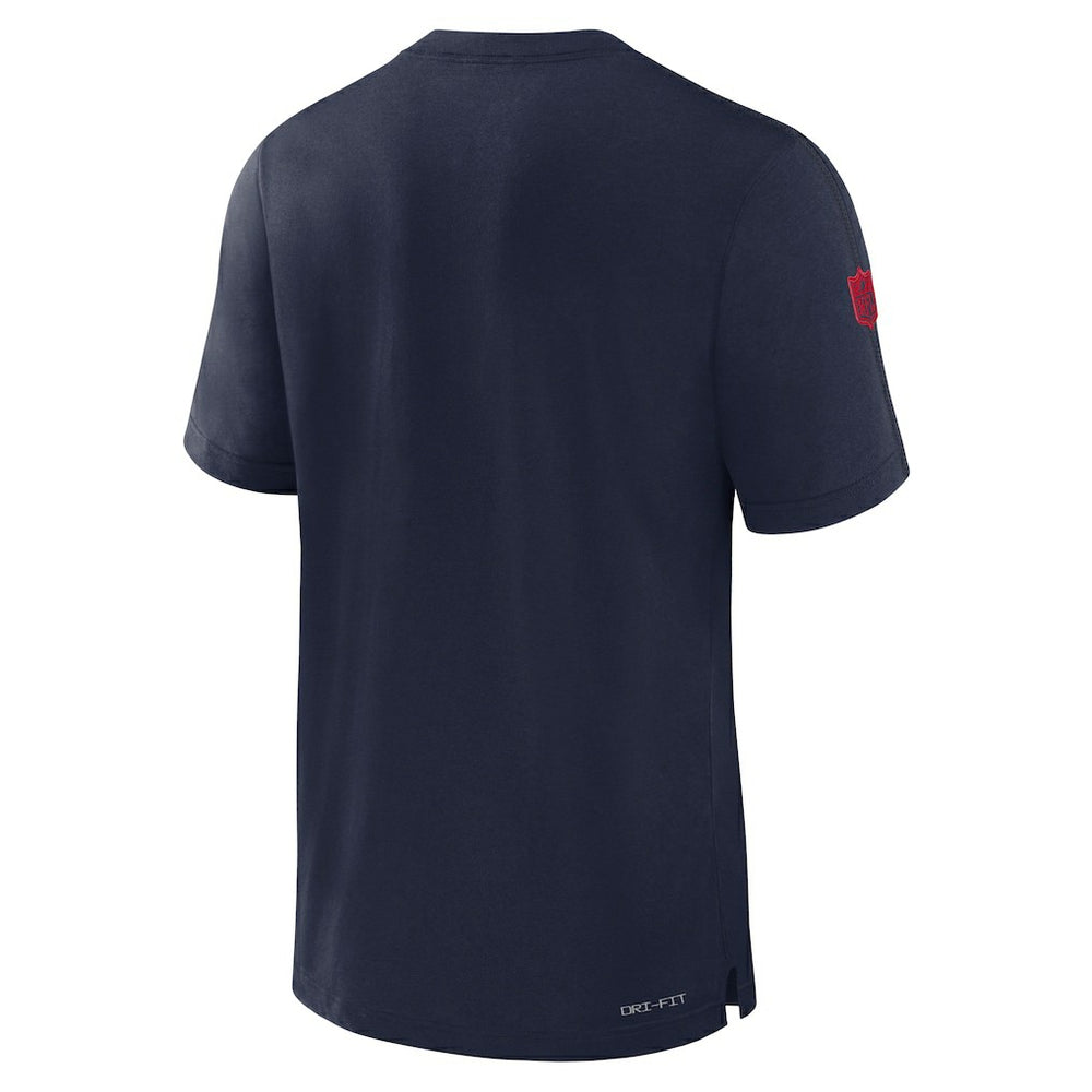 New England Patriots Sideline Player Performance T-Shirt - Navy on sale