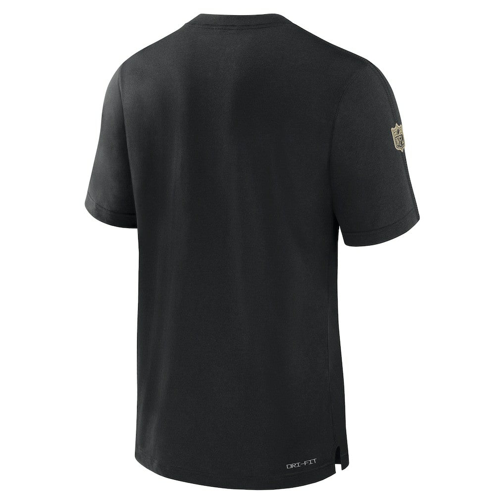 New Orleans Saints Sideline Player Performance T-Shirt - Black outlet