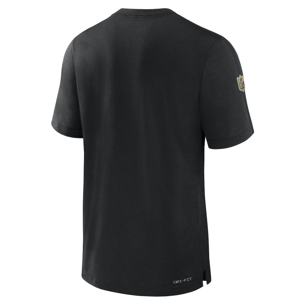 New Orleans Saints Sideline Player Performance T-Shirt - Black outlet