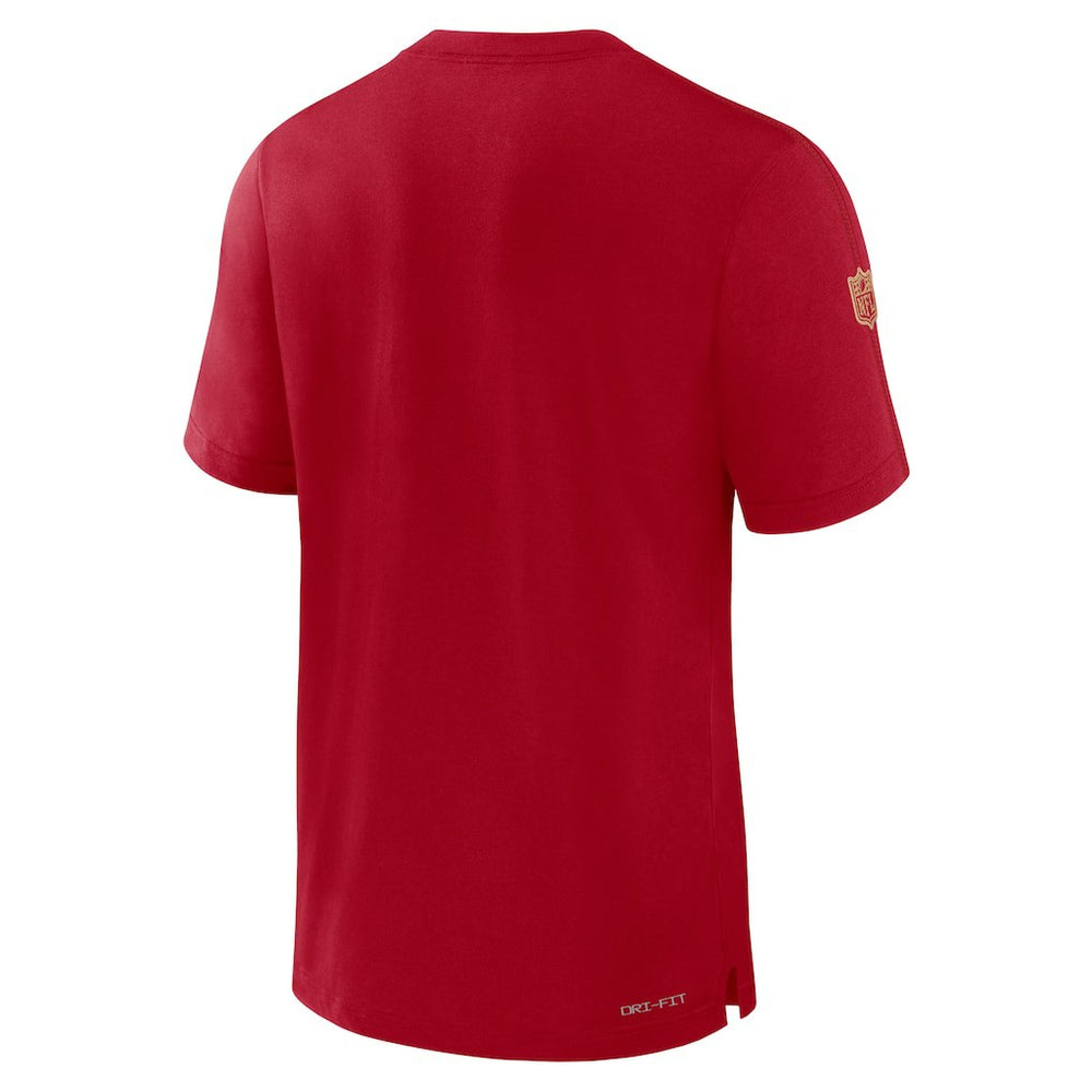 San Francisco 49ers Sideline Player Performance T-Shirt - Scarlet on sale