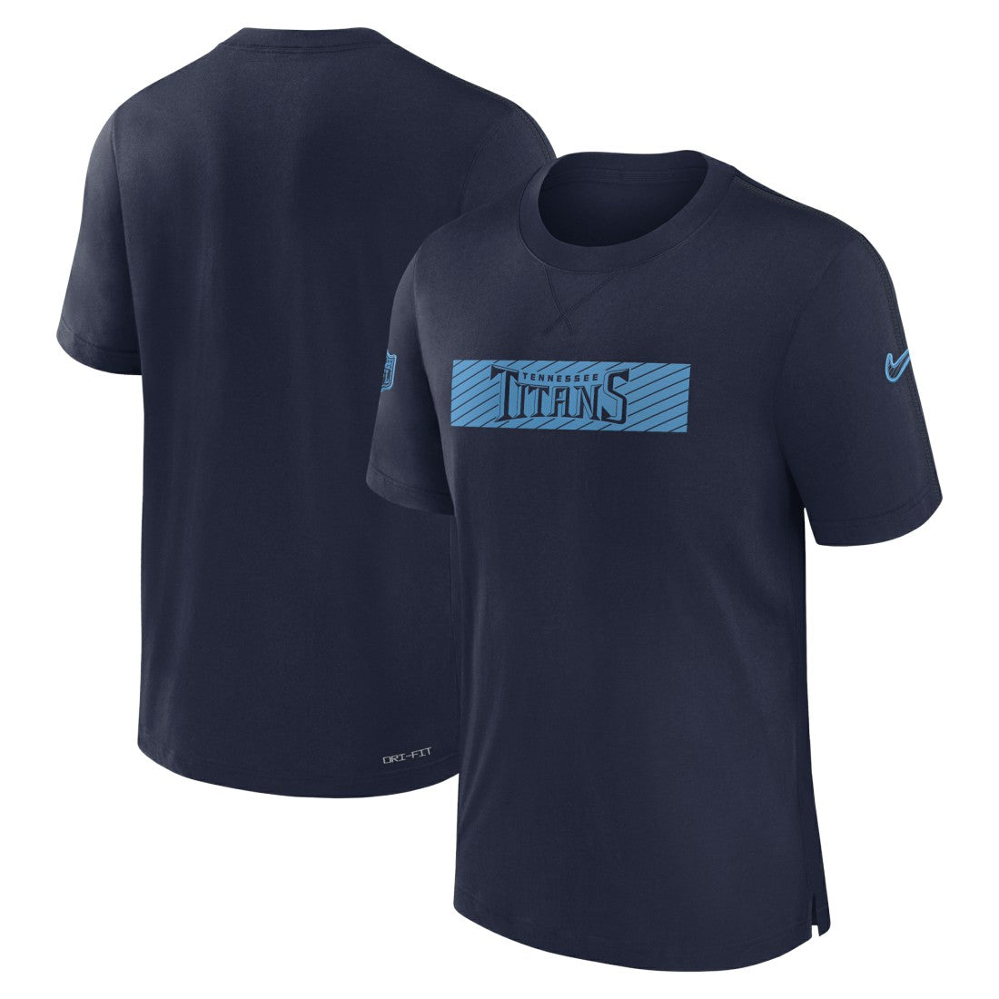 Tennessee Titans Sideline Player Performance T-Shirt - Navy sale
