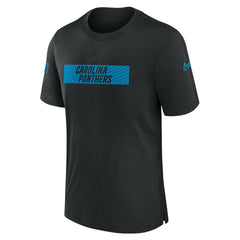 Carolina Panthers Sideline Player Performance T-Shirt - Black on sale