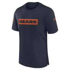 Chicago Bears Sideline Player Performance T-Shirt - Navy for sale