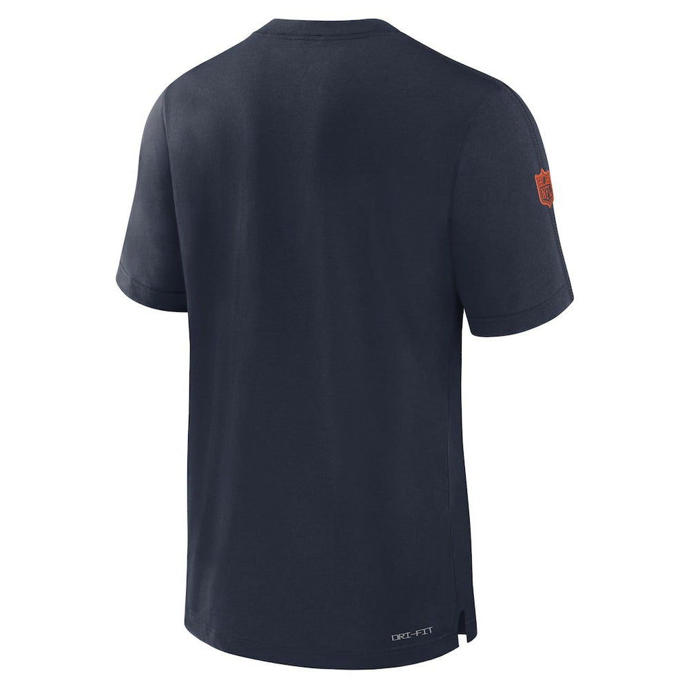 Chicago Bears Sideline Player Performance T-Shirt - Navy for sale