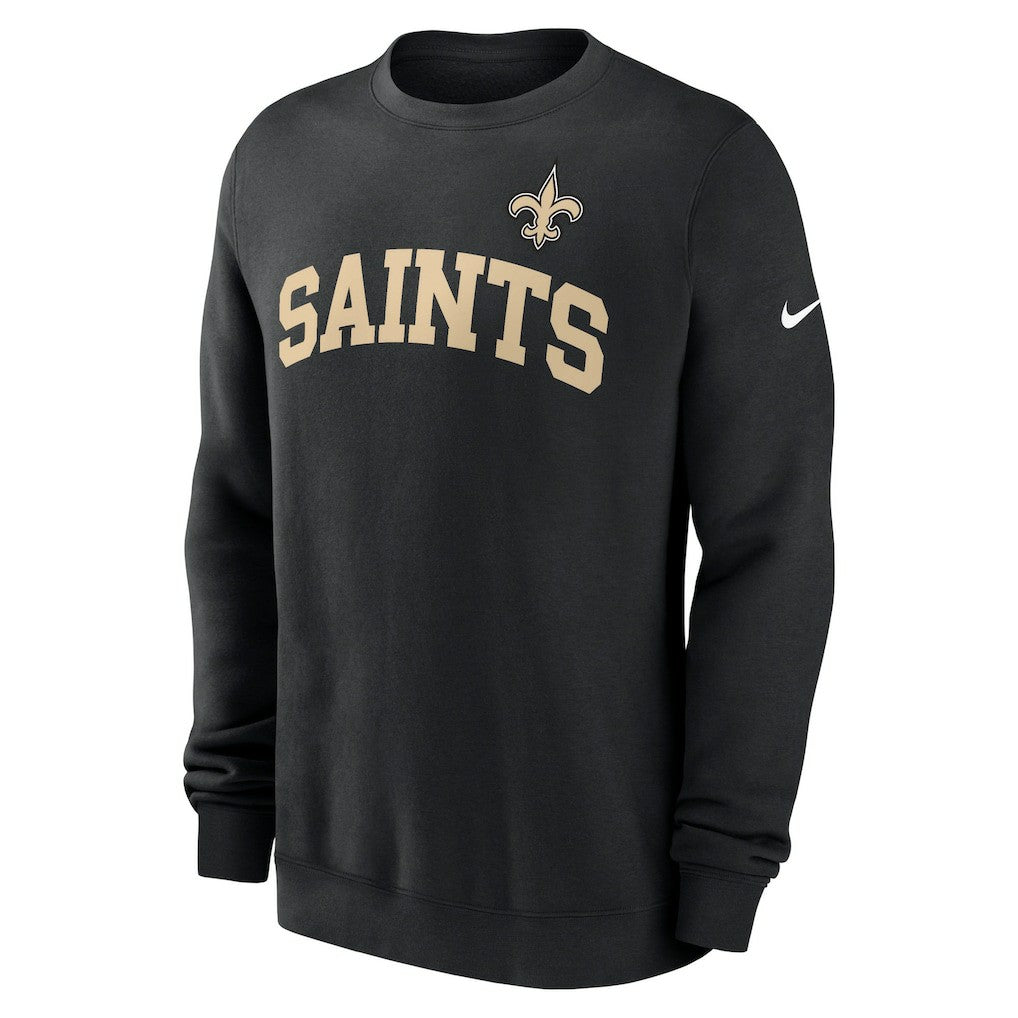 New Orleans Saints Club Pullover Sweatshirt - Black sale