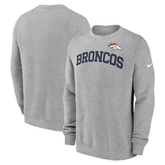 Denver Broncos Club Pullover Sweatshirt - Heather Gray outlet