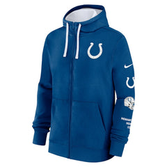 Indianapolis Colts Primetime Club Full-Zip Hoodie - Royal for sale