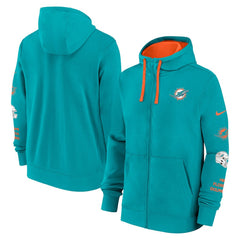Miami Dolphins Primetime Club Full-Zip Hoodie - Aqua sale