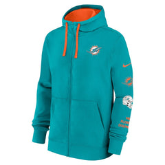 Miami Dolphins Primetime Club Full-Zip Hoodie - Aqua sale