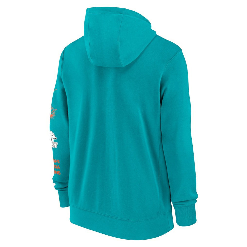 Miami Dolphins Primetime Club Full-Zip Hoodie - Aqua sale
