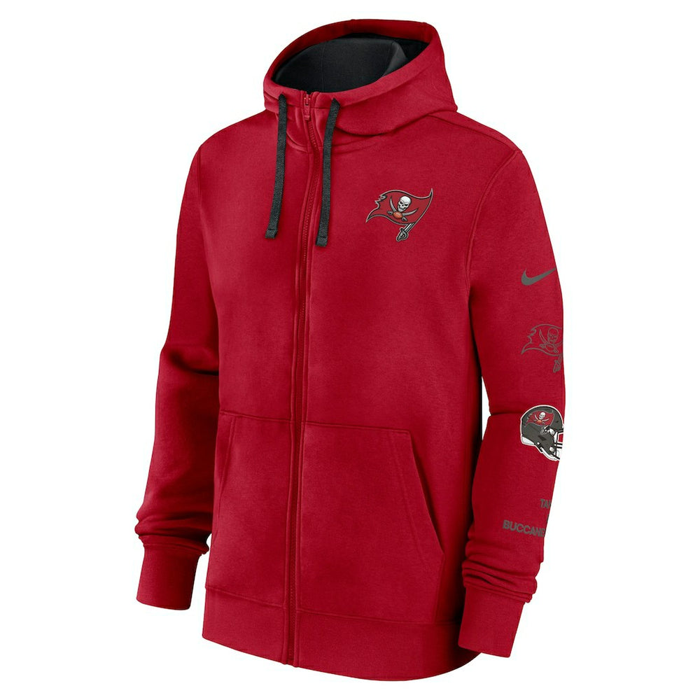 Tampa Bay Buccaneers Primetime Club Full-Zip Hoodie - Red cheap