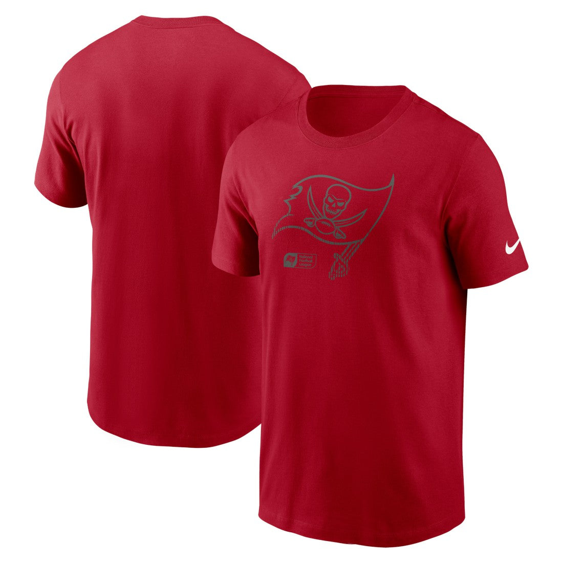 Tampa Bay Buccaneers Faded Essential T-Shirt  - Red for sale
