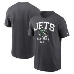 New York Jets Helmet Essential T-Shirt - Anthracite cheap
