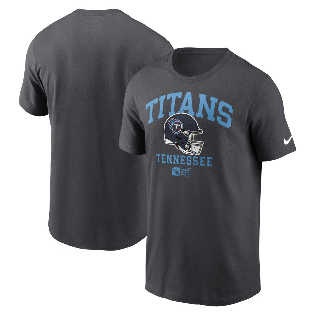 Tennessee Titans Helmet Essential T-Shirt - Anthracite for sale