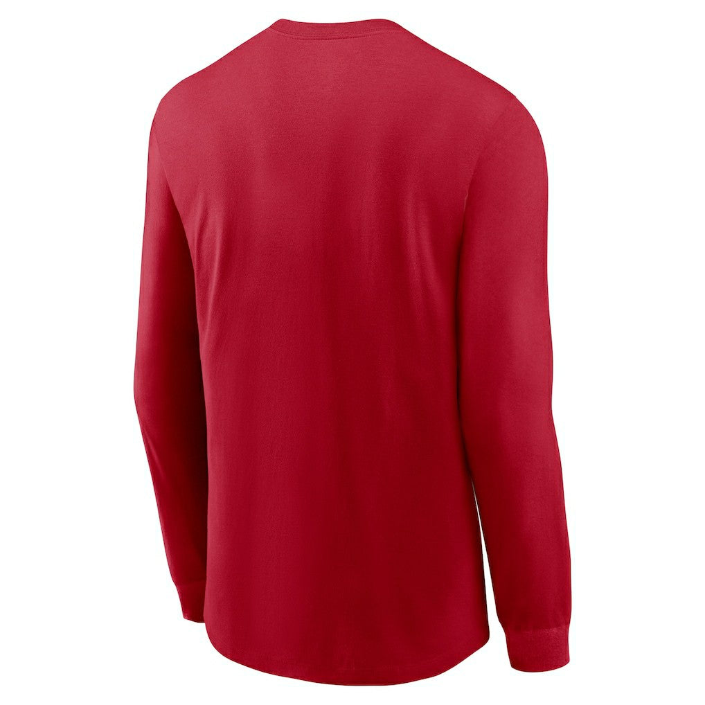 San Francisco 49ers All Out Long Sleeve T-Shirt - Scarlet sale