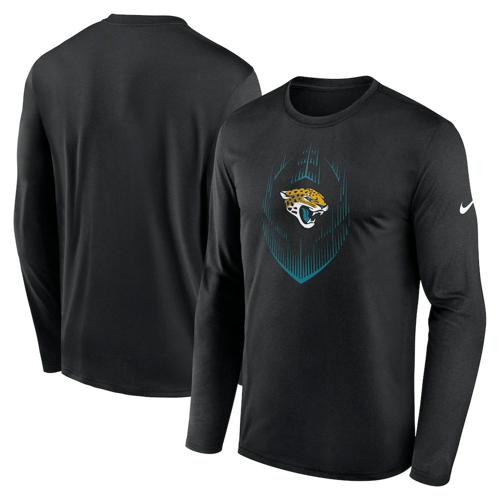 Jacksonville Jaguars Icon Legend Performance Long Sleeve T-Shirt - Black on sale