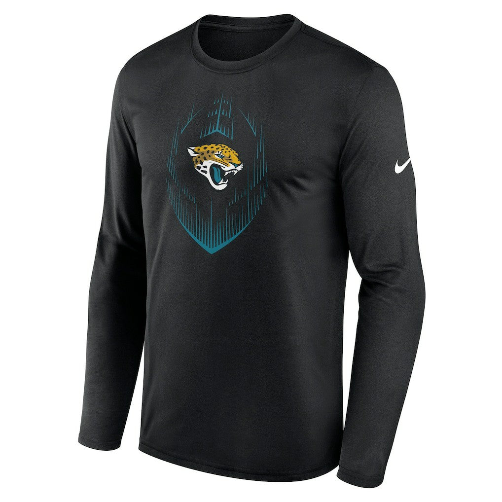 Jacksonville Jaguars Icon Legend Performance Long Sleeve T-Shirt - Black on sale