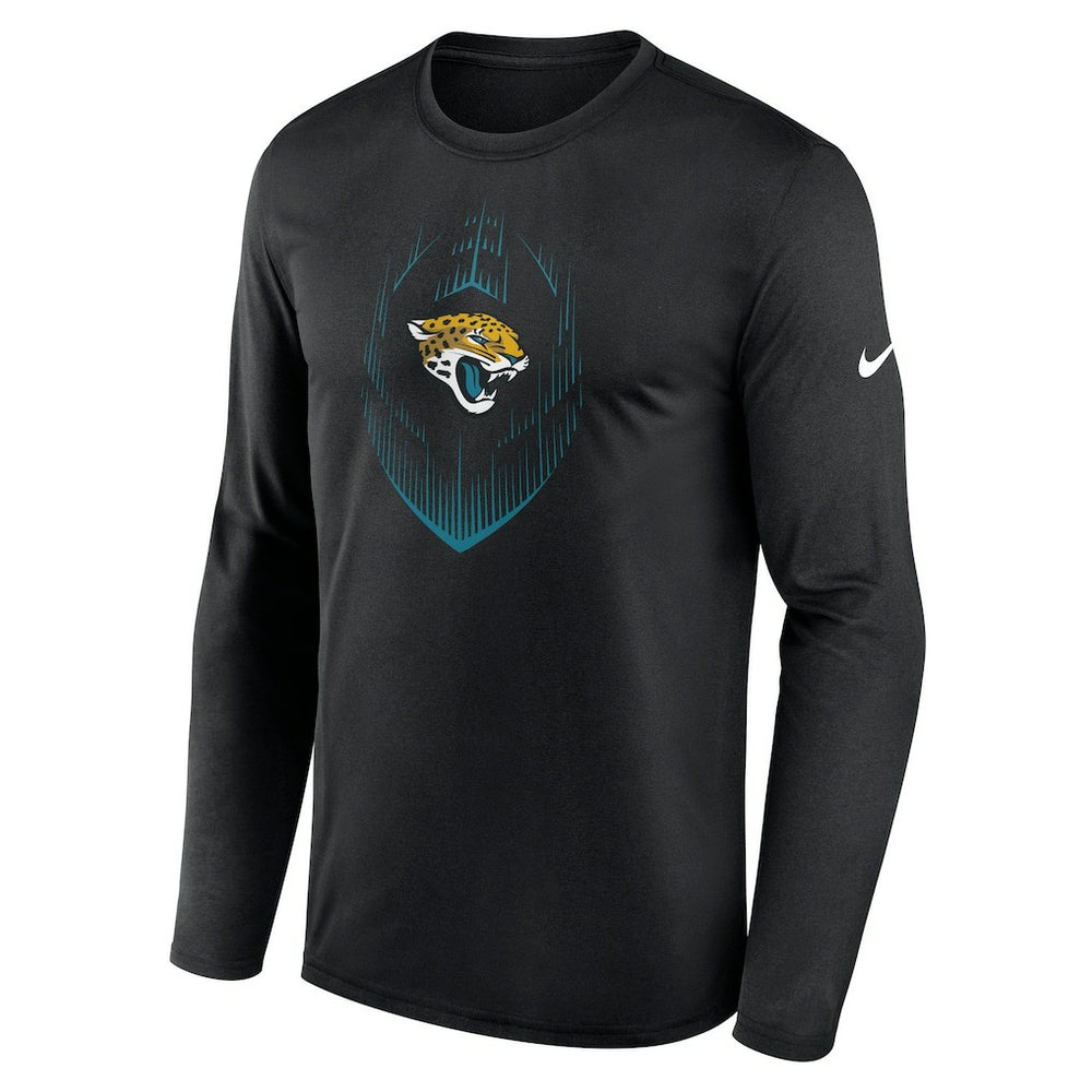 Jacksonville Jaguars Icon Legend Performance Long Sleeve T-Shirt - Black on sale