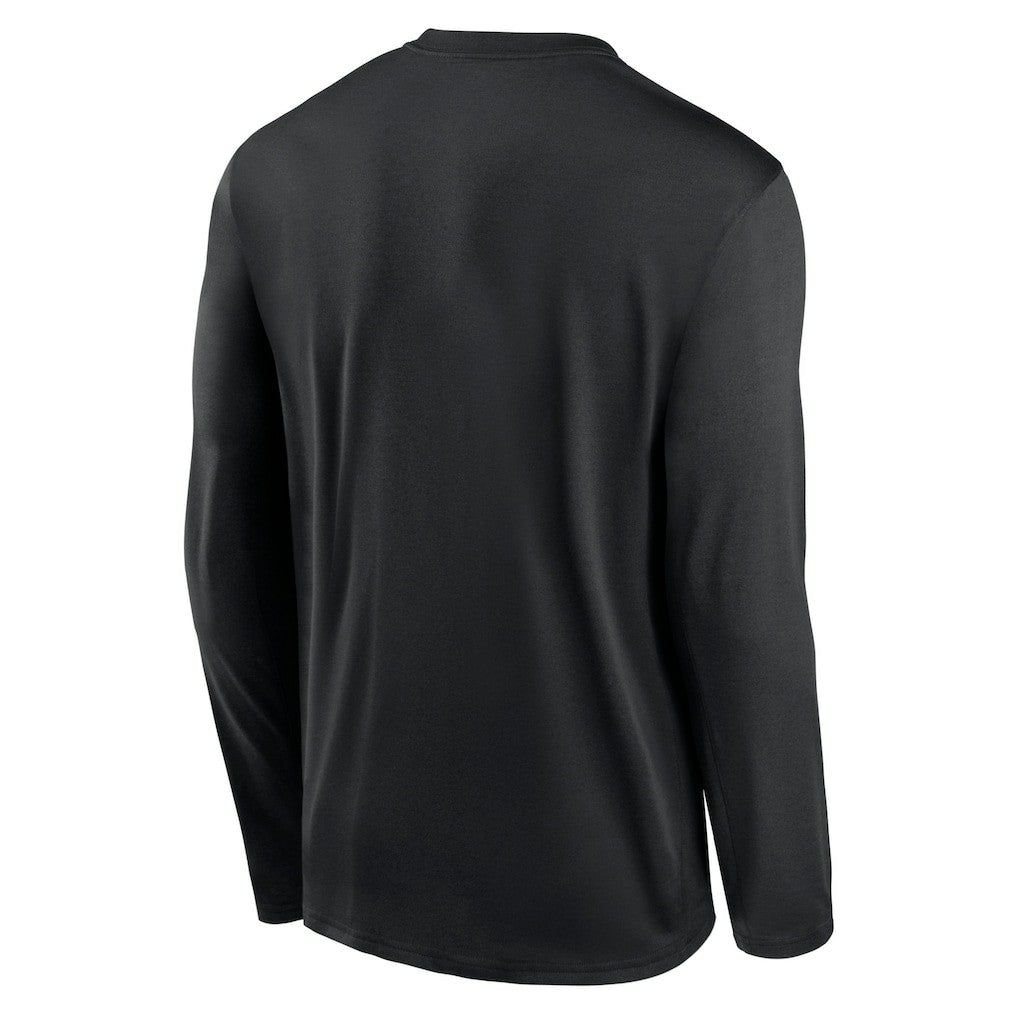 Las Vegas Raiders Icon Legend Performance Long Sleeve T-Shirt - Black for sale