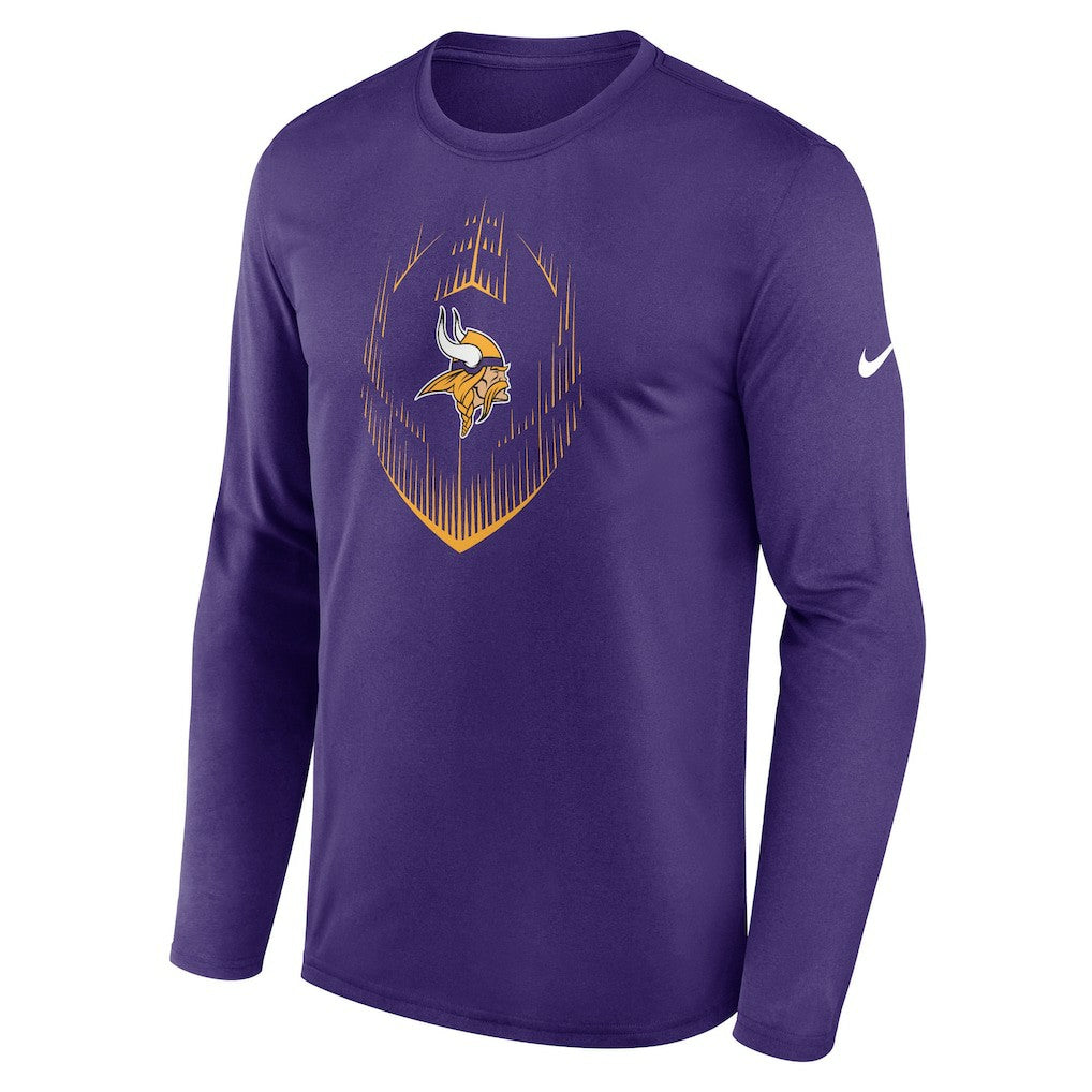 Minnesota Vikings Icon Legend Performance Long Sleeve T-Shirt - Purple outlet