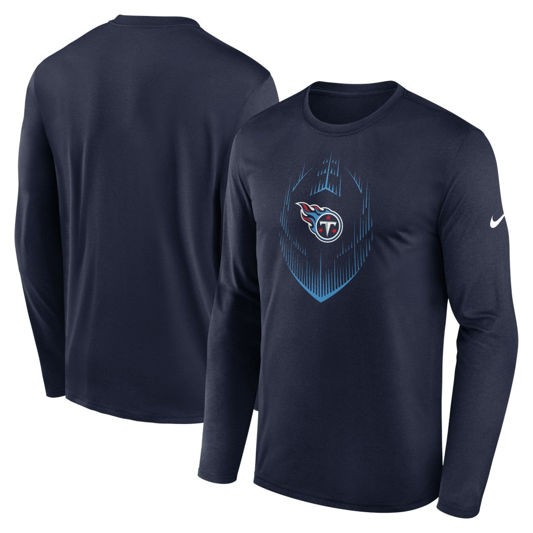 Tennessee Titans Icon Legend Performance Long Sleeve T-Shirt - Navy online
