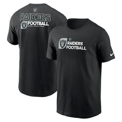 Las Vegas Raiders Outline T-Shirt - Black on sale
