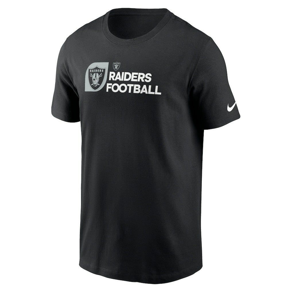 Las Vegas Raiders Outline T-Shirt - Black on sale