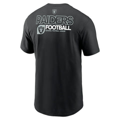 Las Vegas Raiders Outline T-Shirt - Black on sale