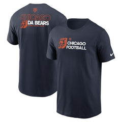 Chicago Bears Outline T-Shirt - Navy sale