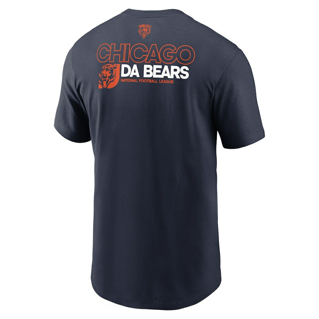 Chicago Bears Outline T-Shirt - Navy sale