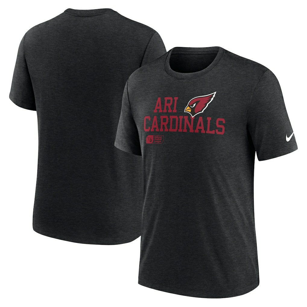 Arizona Cardinals Overlap Lockup Tri-Blend T-Shirt - Black online