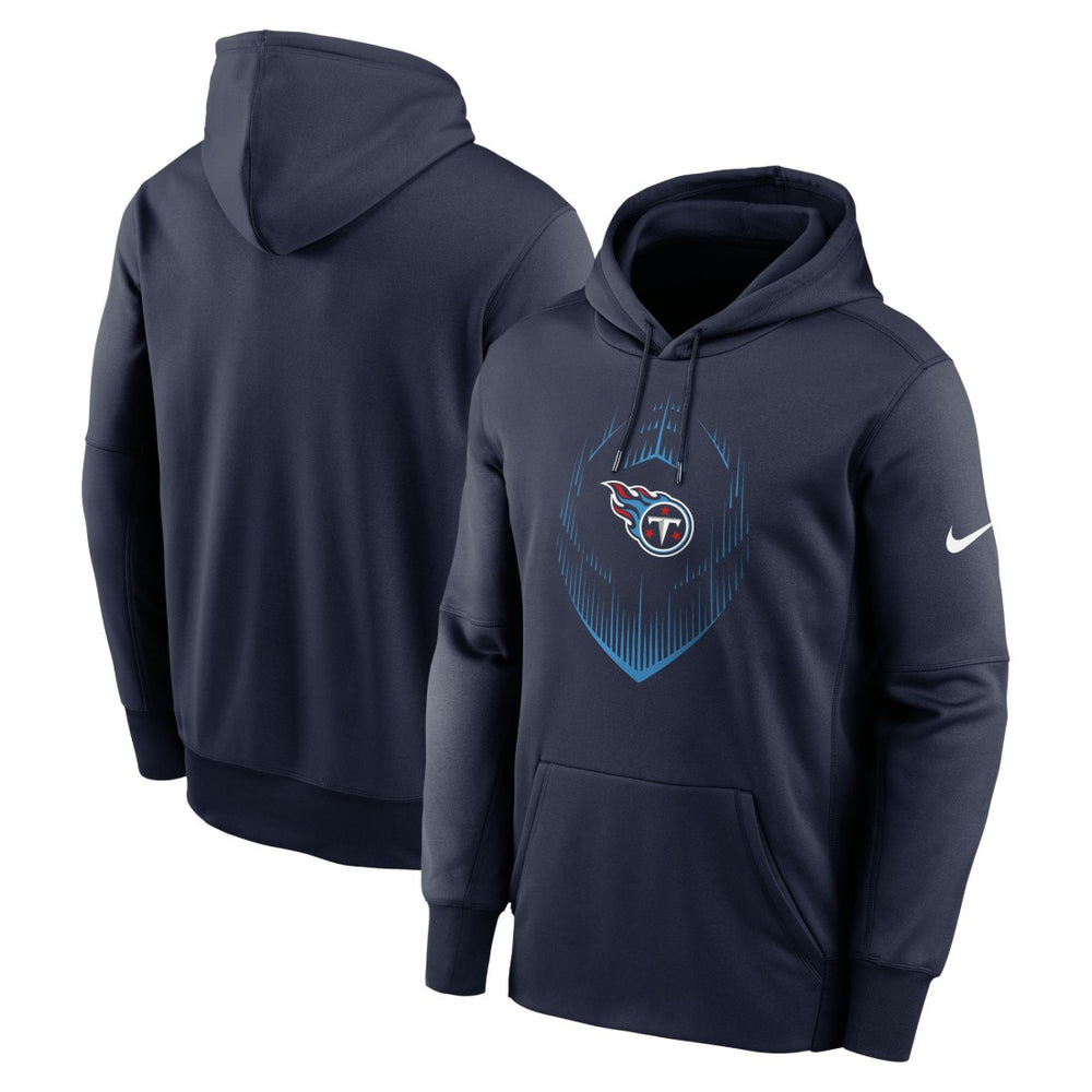 Tennessee Titans Icon Performance Pullover Hoodie - Navy cheap