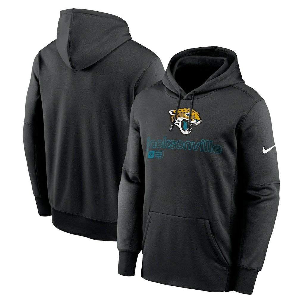 Jacksonville Jaguars Performance Pullover Hoodie - Black discount