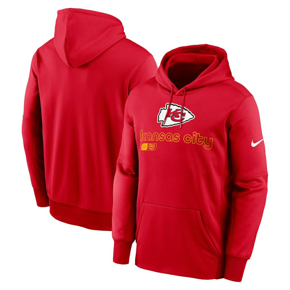 Kansas City Chiefs Performance Pullover Hoodie - Red on sale