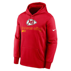 Kansas City Chiefs Performance Pullover Hoodie - Red on sale