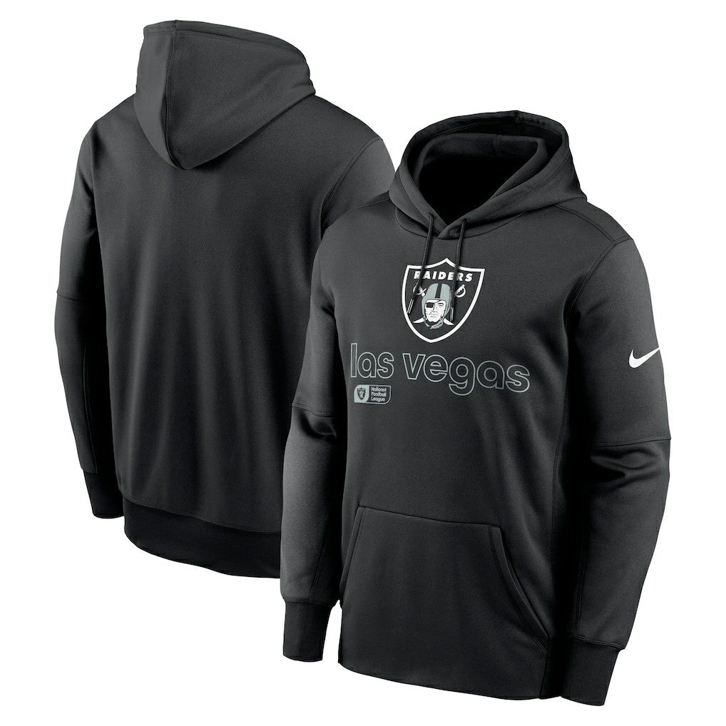 Las Vegas Raiders Performance Pullover Hoodie - Black discount