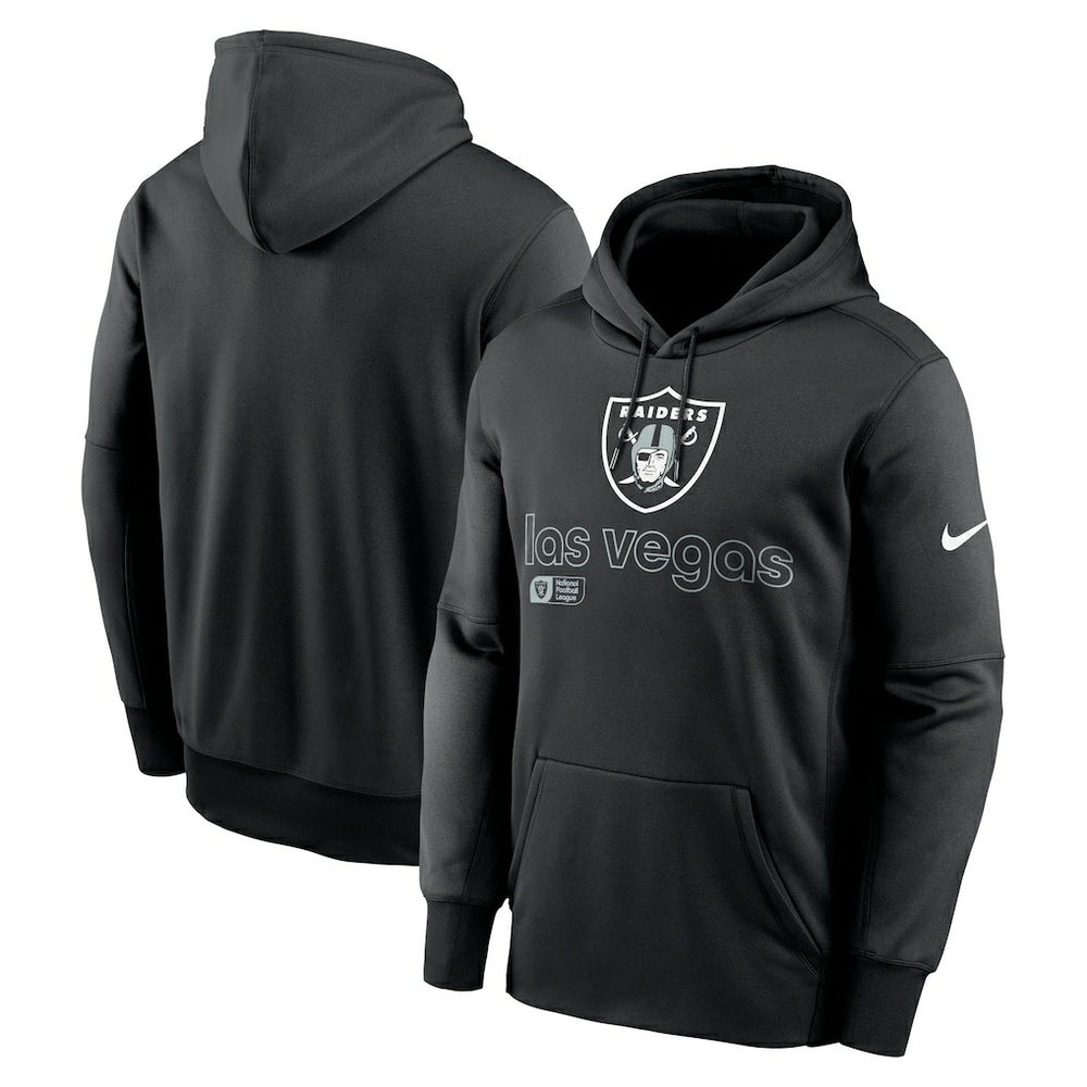 Las Vegas Raiders Performance Pullover Hoodie - Black discount
