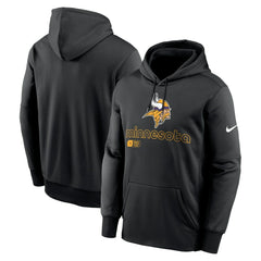 Minnesota Vikings Performance Pullover Hoodie - Black sale