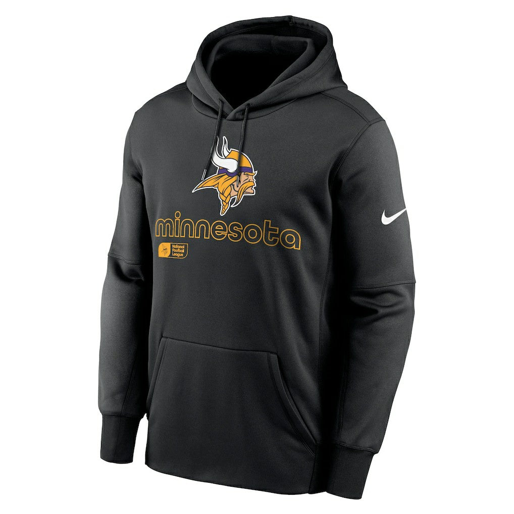 Minnesota Vikings Performance Pullover Hoodie - Black sale