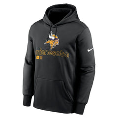 Minnesota Vikings Performance Pullover Hoodie - Black sale