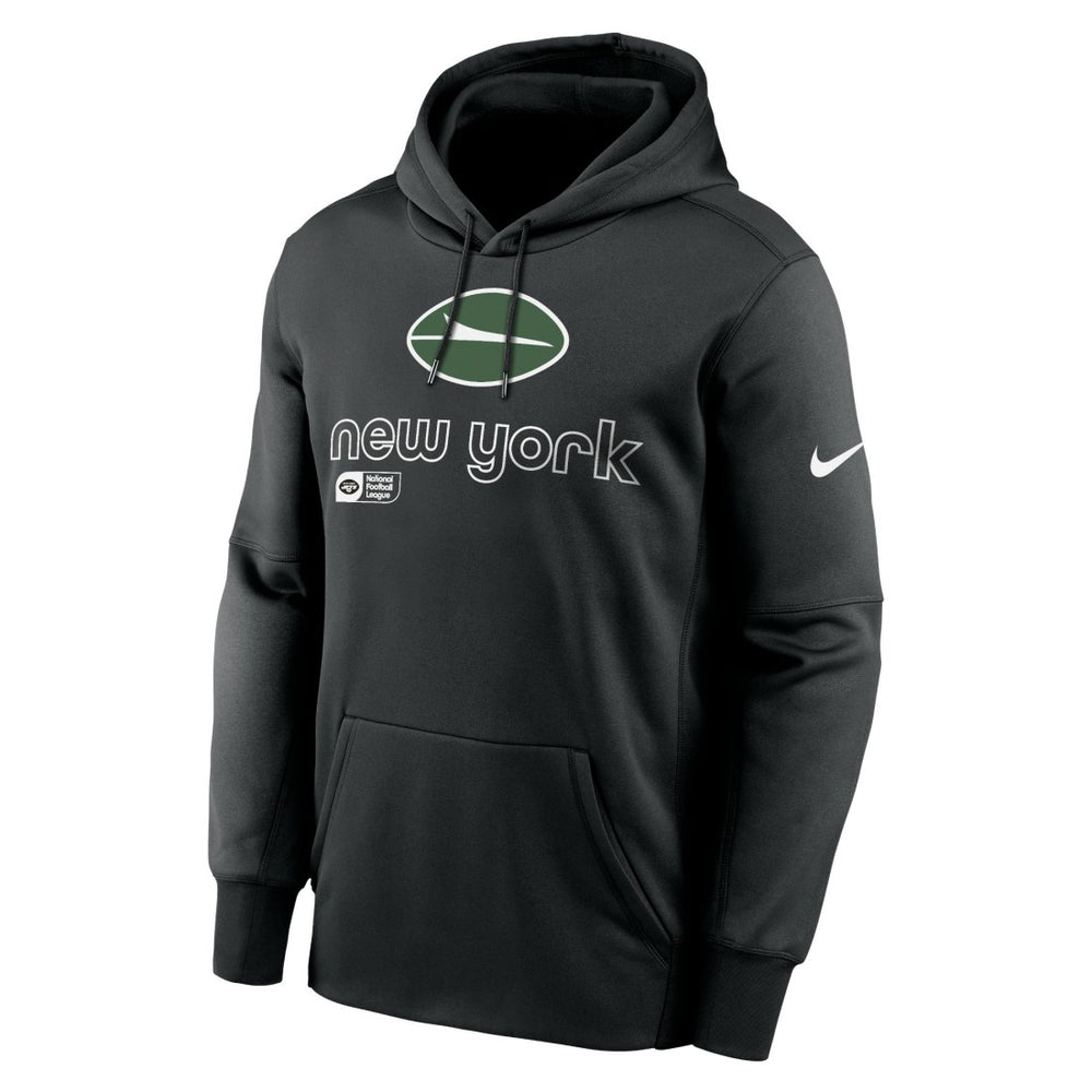 New York Jets Performance Pullover Hoodie - Black sale