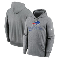 Buffalo Bills Performance Pullover Hoodie - Heather Gray sale