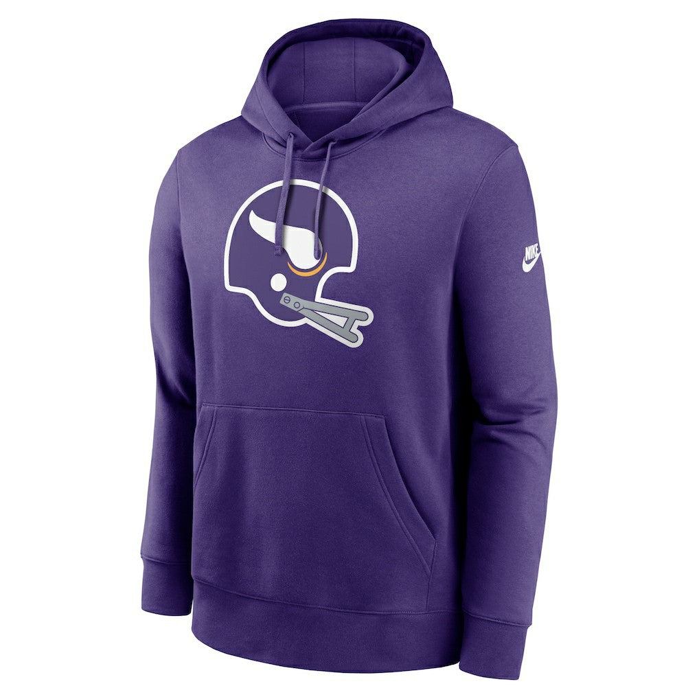 Minnesota Vikings Rewind Club Logo Pullover Hoodie - Purple outlet