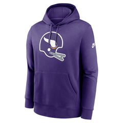 Minnesota Vikings Rewind Club Logo Pullover Hoodie - Purple outlet