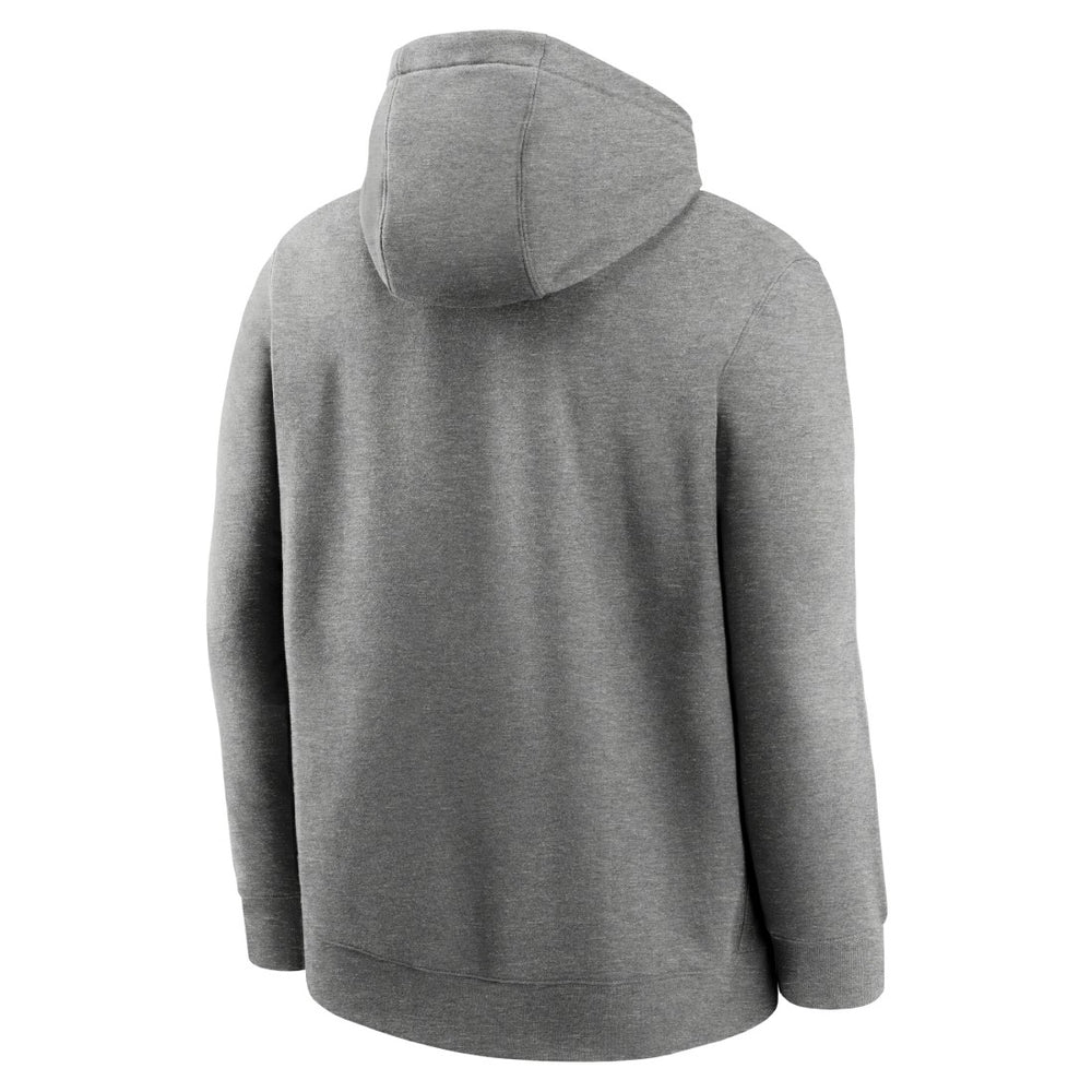 New York Jets Rewind Club Logo Pullover Hoodie - Heather Gray discount