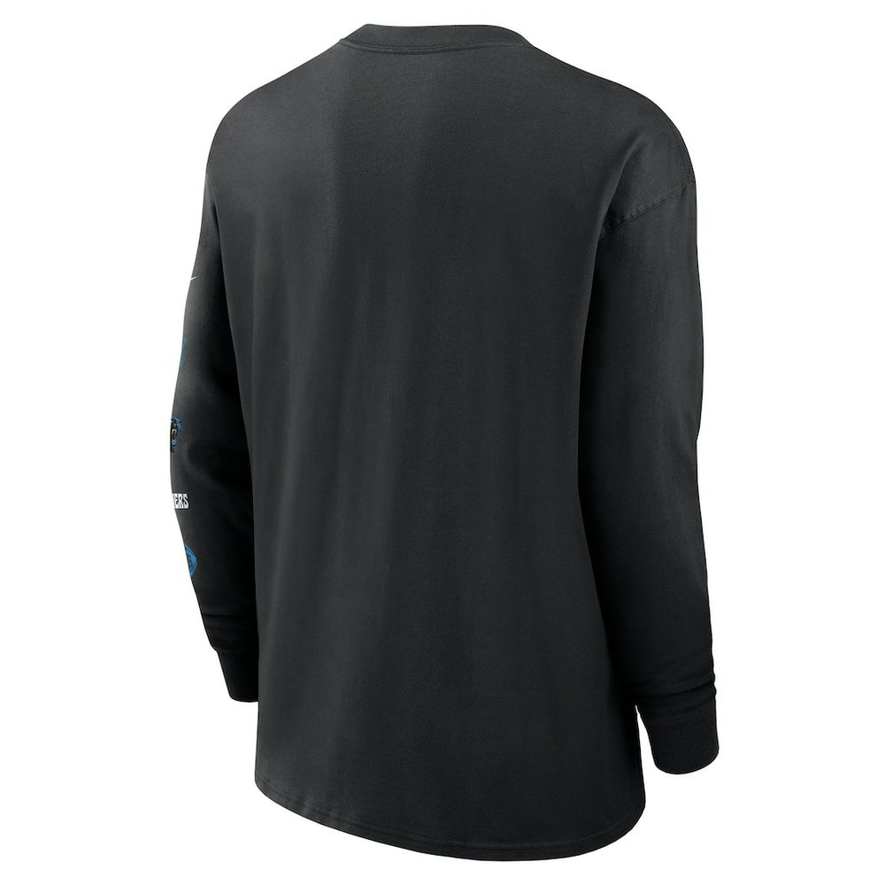 Carolina Panthers Rewind Heavy Max90 Pocket Long Sleeve T-Shirt - Black for sale