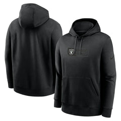 Las Vegas Raiders Edge Pack French Terry Club Pullover Hoodie - Black for sale