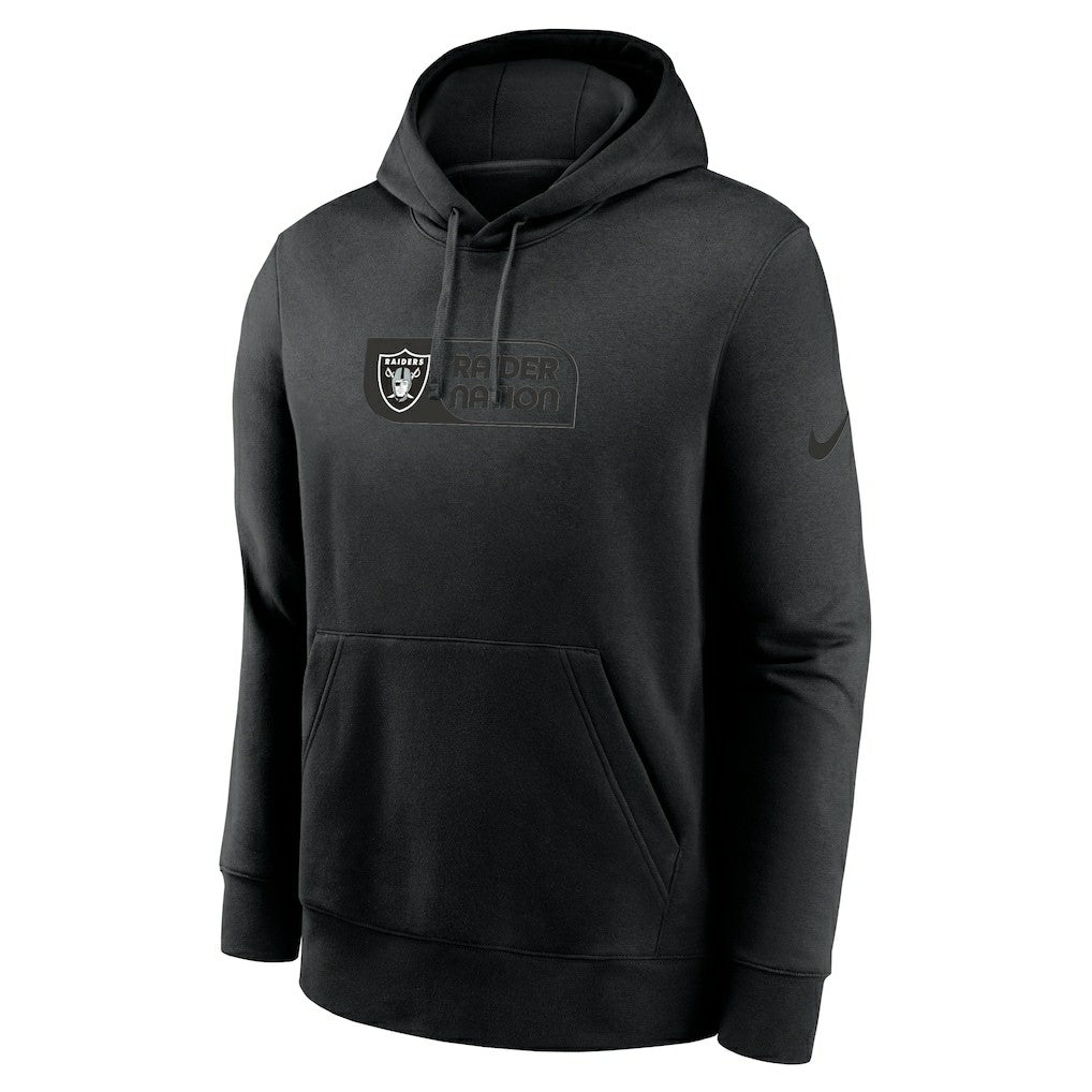 Las Vegas Raiders Edge Pack French Terry Club Pullover Hoodie - Black for sale