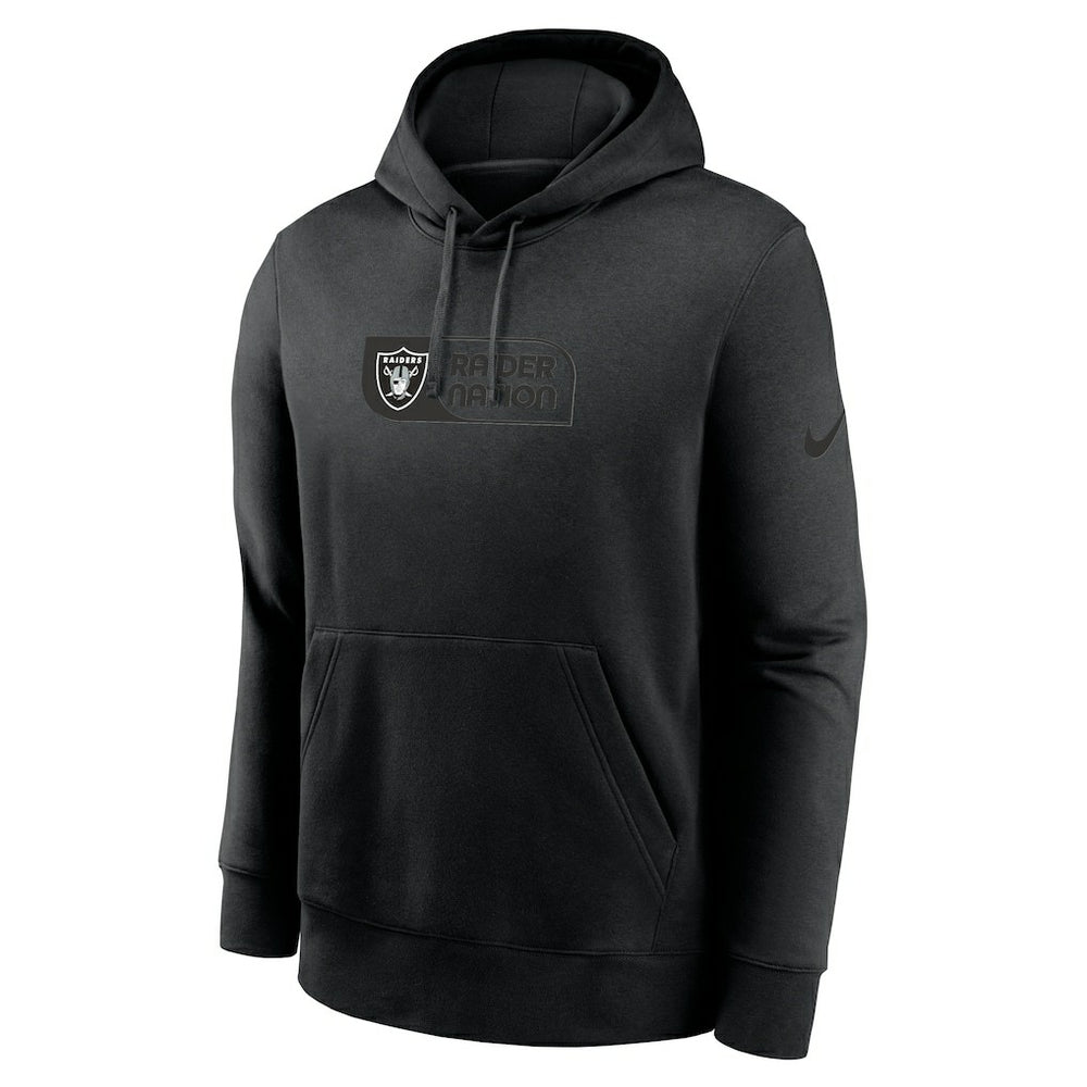 Las Vegas Raiders Edge Pack French Terry Club Pullover Hoodie - Black for sale